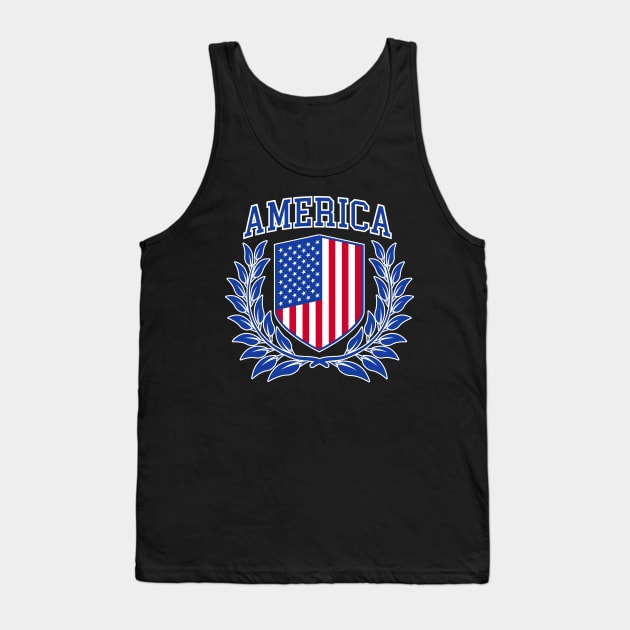 American Coat of Arms Tank Top by Vector Deluxe